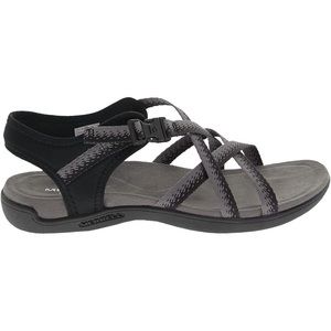 Merrell Adjustable Sport Sandals District Muri Lattice Black/Charcoal 6
